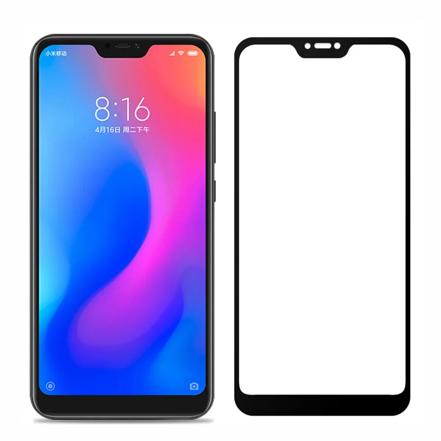 25 шт./лот полное покрытие Защита экрана для Xiaomi Redmi 6 Pro устойчивая к царапинам