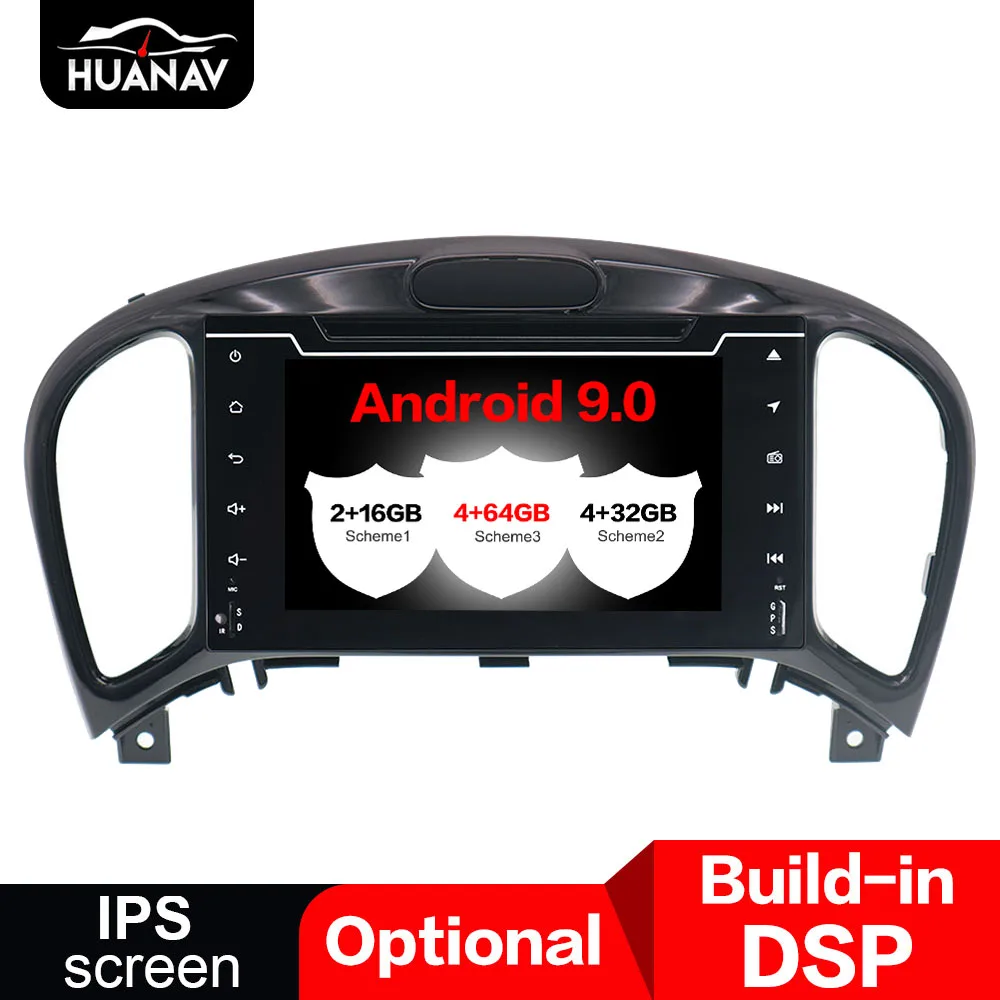 

DSP Android 9.0 Car DVD Player for Nissan Juke for Infiniti ESQ 2011-2017 Car GPS Navigation auto Stereo multimedia unit tape 64