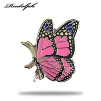 new product promotion exquisite and fashionable green butterfly soft enamel