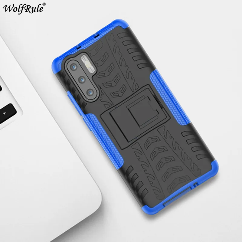 

For Cover Huawei P30 Pro Case TPU & PC Holder Armor Bumper Housings Protective Back Phone Case For Huawei P30 Pro Cover 6.4''