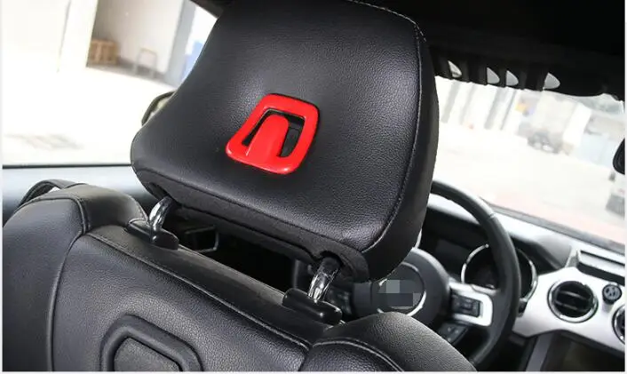 ABS хромированные аксессуары для интерьера Ford Mustang 2015 2016 2017 стикер автомобиля |