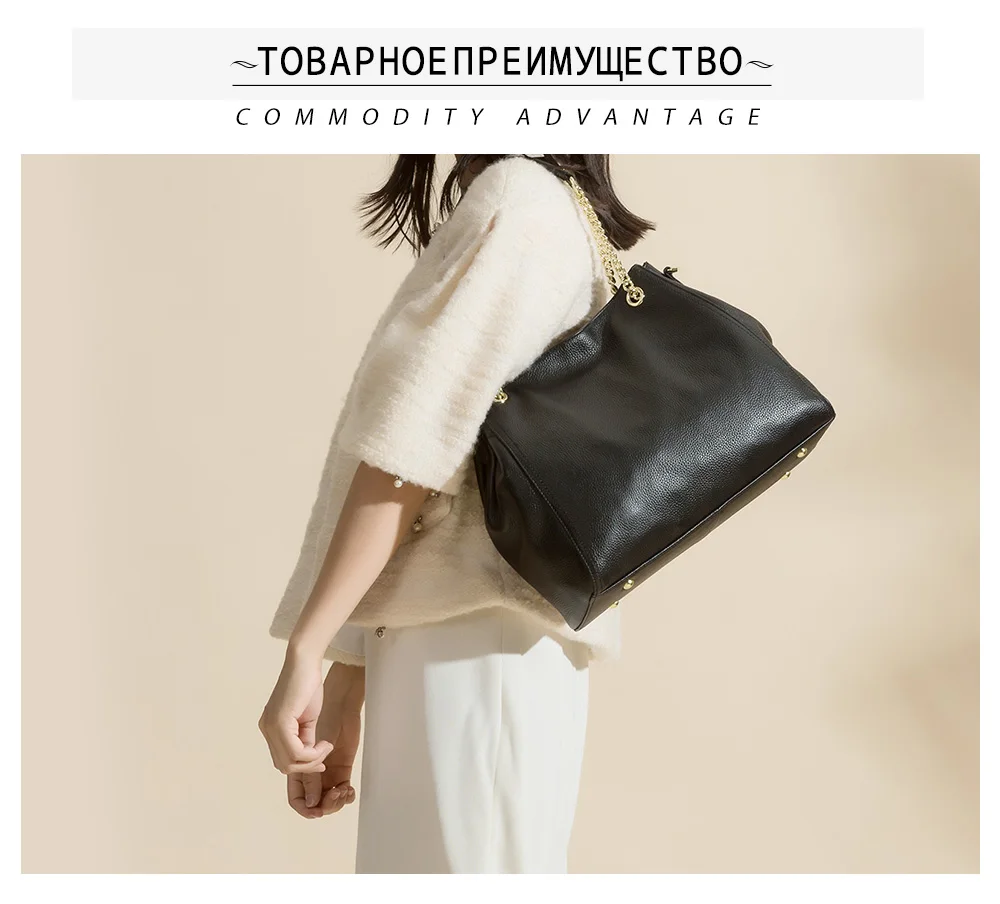 Zency Сумка из натуральной кожи, модная женская сумка через плечо, высокое качество, женская сумка-мессенджер через плечо, классическая черная сумка-тоут