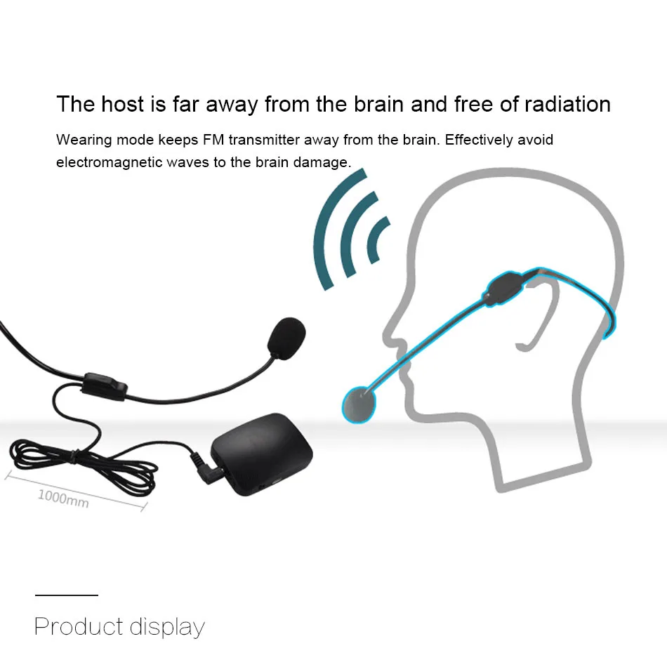 Беспроводной микрофон KEXU FM Обучающие колонки гарнитура руководство для