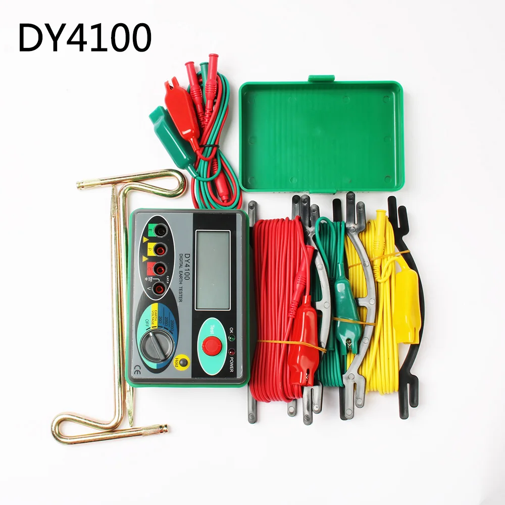 Цифровой тестер заземления dy4100 измеритель сопротивления dy-4100 | Инструменты