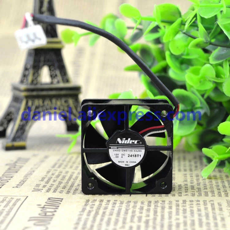 4020 Nidec u40g 12ms1a5 53j65 12V0.03A 4 см бесшумный вентилятор|Кулеры и системы охлаждения