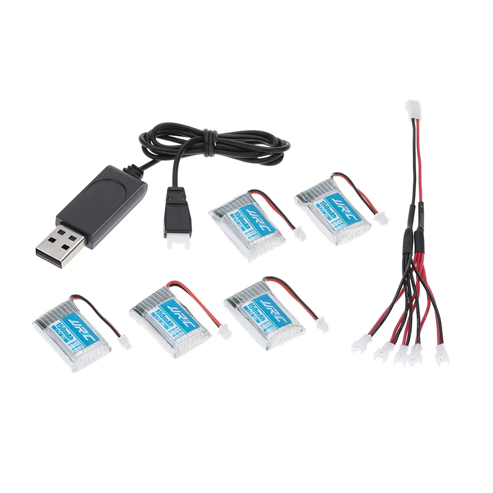 Дешевые JJRC H20 3 7 V 150mAh 30C Lipo батарея и зарядный кабель набор RC Hexacopter часть 001|lipo