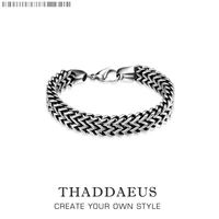 geometric design men chain link bracelet with lobster clasptitanium steel figaro chain ancient maya classic gift