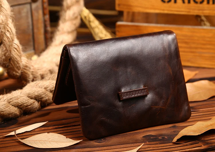 Кошелек из натуральной кожи мужской кошелек ручной работы для монет и денег|bag