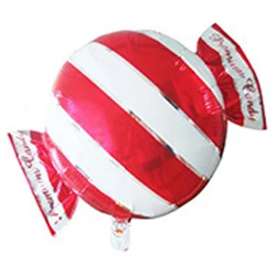 Striped red Новые конфетные фольгированные гелиевые шары воздушные шары Свадебный декор балон mariage воздушные шары с днем рождения воздушные шары события - Цвет: Striped red