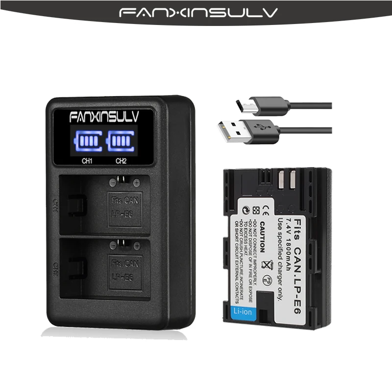 1x флэш аккумулятор для фотографий E6 модель Sanyo из Японии + двойное зарядное