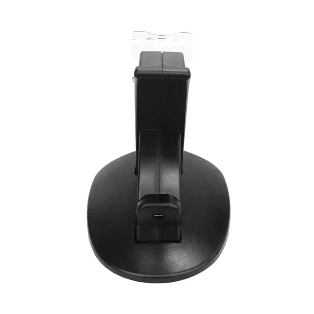 Мини светодиодный светильник быстрая зарядная станция с двумя USB Стенд Зарядное устройство для Игровые приставки 3 для PS3 контроллер консоли Черный с USB кабелем