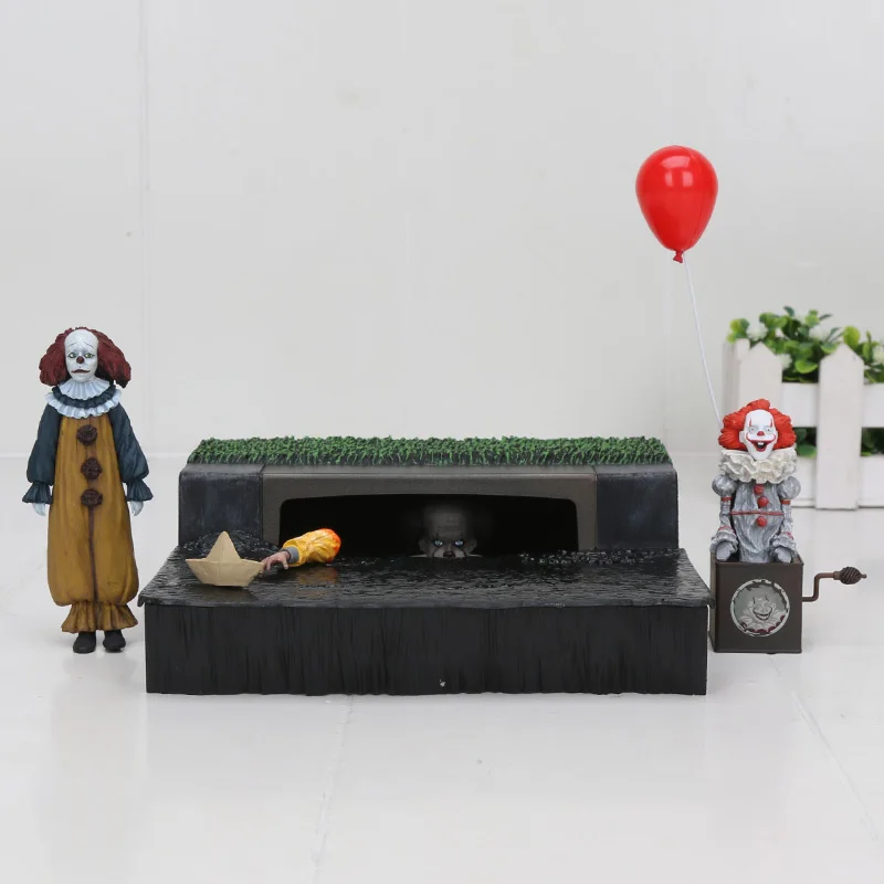 Фиолетовый NECA фильм ужасов Coraline& the Secret NATHAN DRAKE Street Freddy Pennywise Джокер клоун ПВХ фигурка Коллекционная модель игрушки - Цвет: Фиолетовый