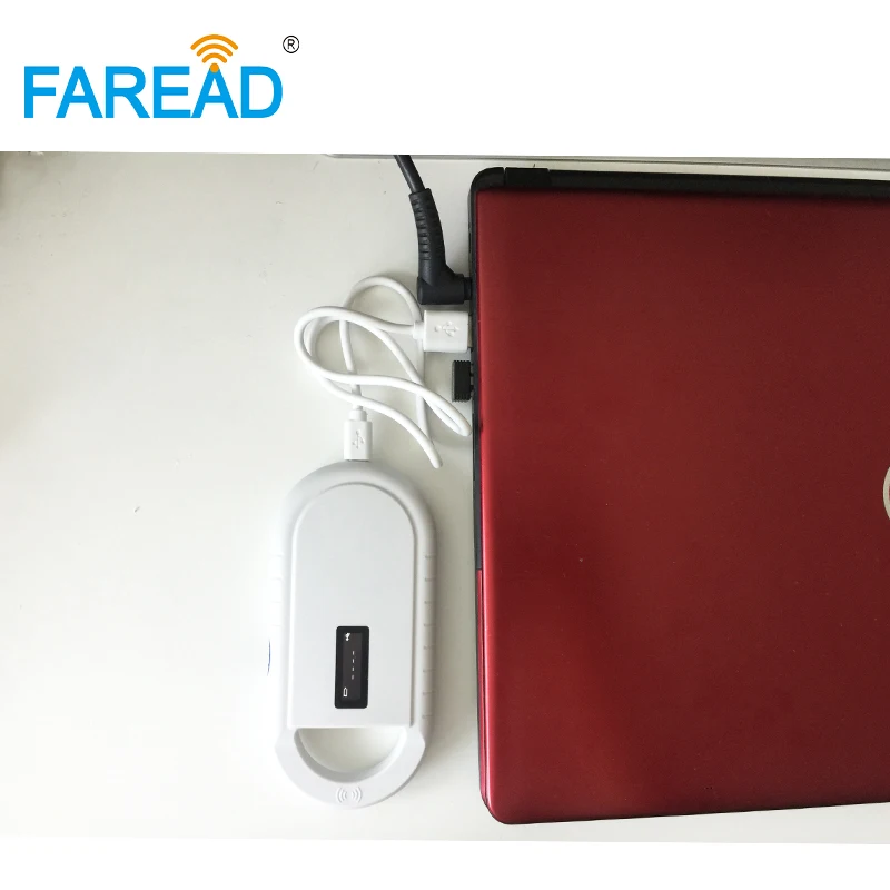 Бесплатная доставка RFID сканер для считывания микрочипов животных от