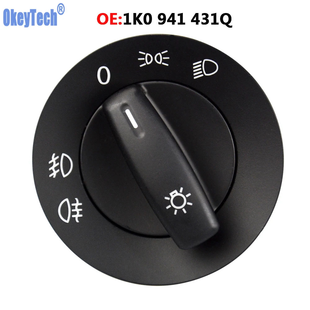Сменный переключатель противотуманной фары OkeyTech 1K0941431Q для V W Caddy III Touran Golf VI 5 6 Passat