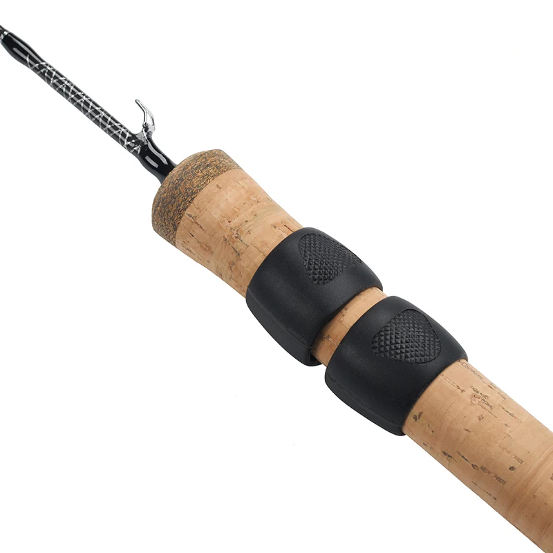

61cm/71cm M L 100% Solid Carbon Ice Fishing Rod Lightweight Ice Fishing Pole Fish Rod 2' 2'4" Winter Casting Rod Free Shipping