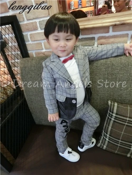Костюмы для мальчиков на свадьбу блейзеры в полоску куртки детские костюмы