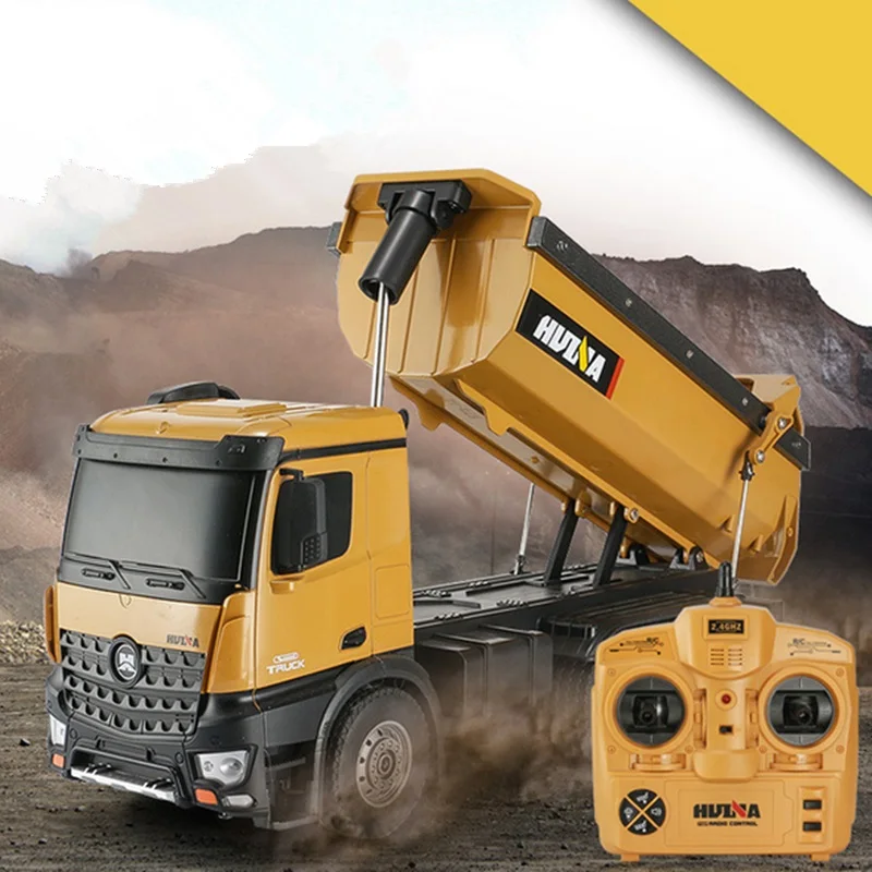 Huina 573 RTR 2 4 ГГц 10 каналов 1:14 пульт дистанционного управления RC грузовик