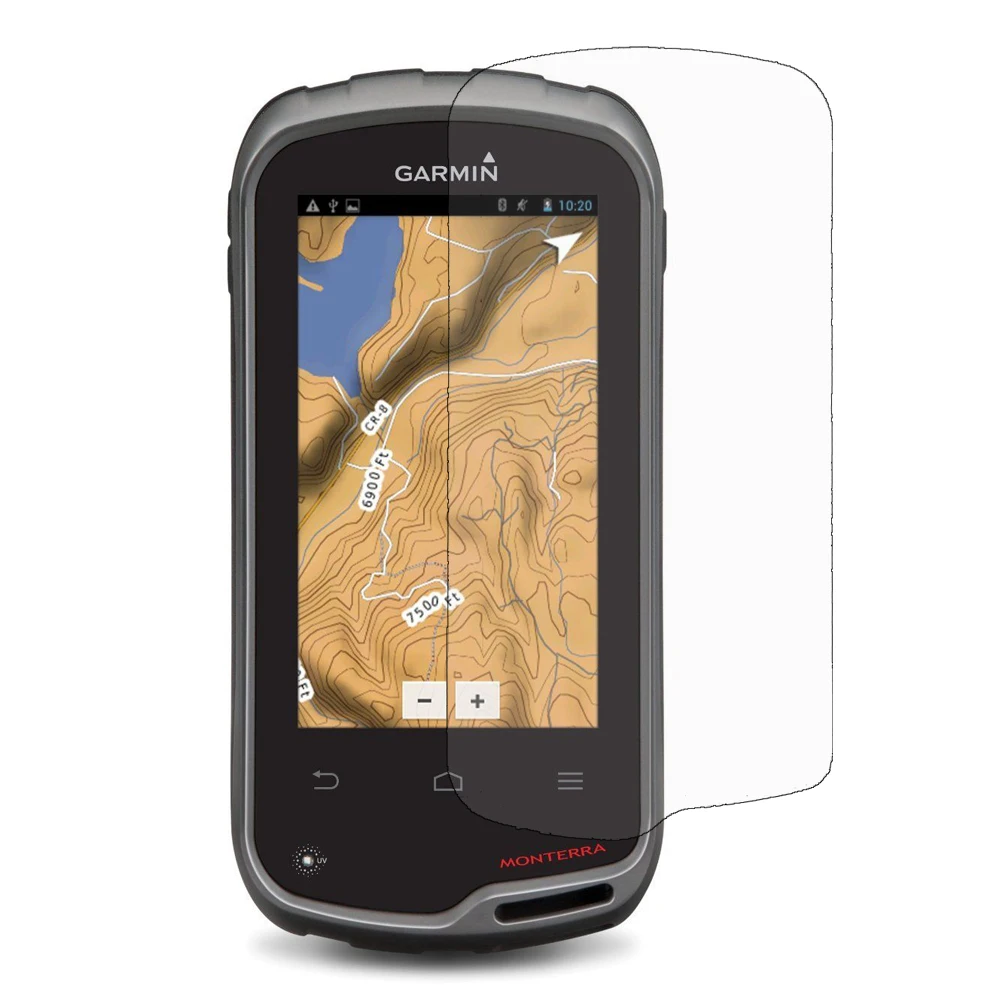 3x прозрачная защитная пленка для ЖК экрана портативного Garmin Monterra TOPO GPS|skin ankle|film