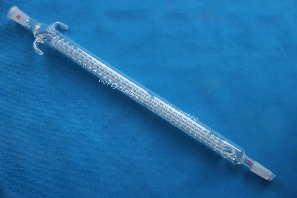 

Lab Coil Reflux Condenser,500mm Length, 24/40 joint,10mm hose connection (Lab Glassware)