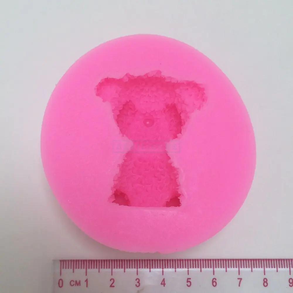 BM003 милый медведь силиконовая форма для мыла Sugarcraft Торт шоколадная жвачка паста