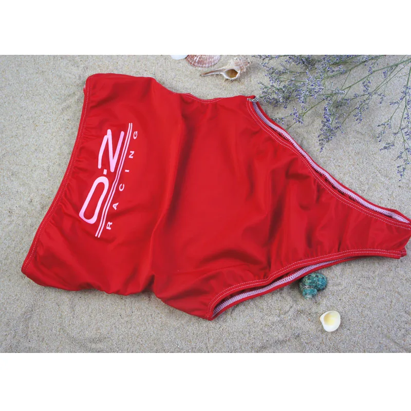 Купальник с открытой спинкой монокини бандо Цельный купальник стринги высокая