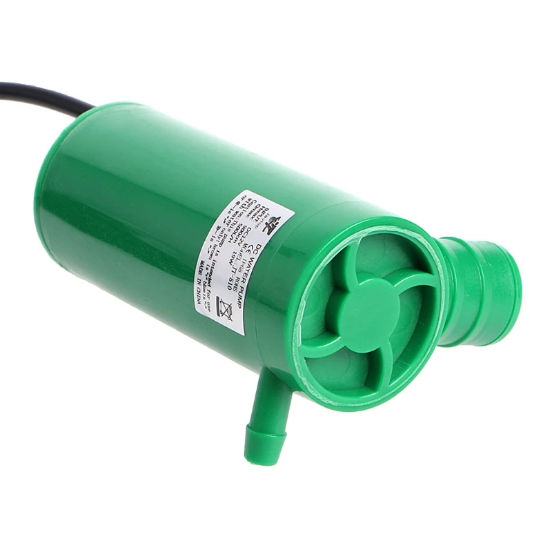 DC 12V 19W погружной водяной насос с высоким подъемом 9m 500L/H для мытья автомобиля