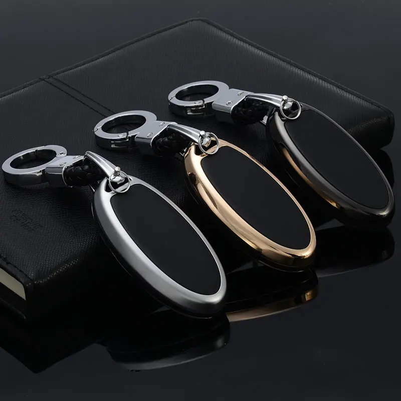 

Zinc Alloy+Leather Car Remote Key Case Cover For Nissan Qashqai J11 X-Trail t31 t32 Rogue Kicks Tiida Murano Note Juke Teana