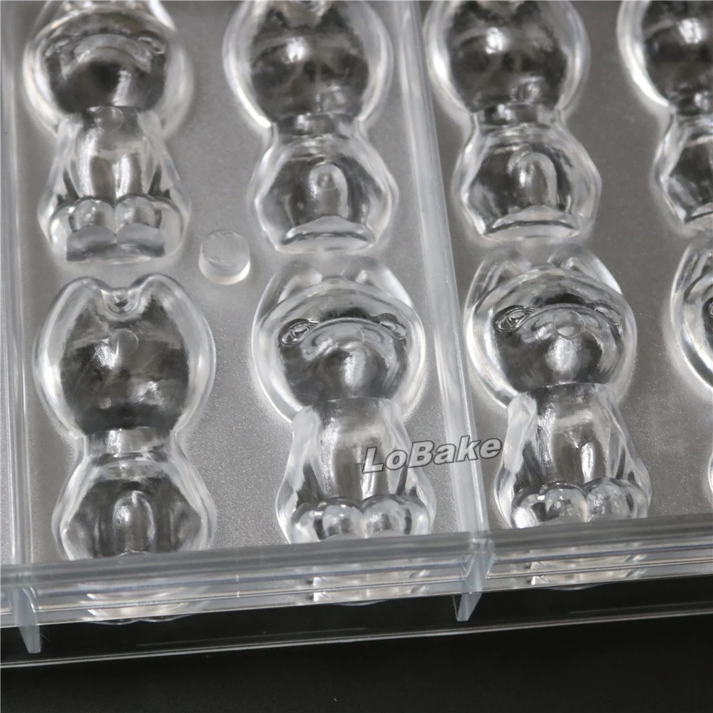 (2 шт./компл.) новейшая прочная трехмерная форма милой собаки 2 в 1 поликарбонатная