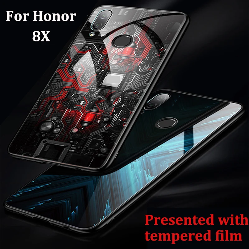 6 5 дюймов для huawei Honor 8X чехол телефона защитное стекло 8 X защитная оболочка Honor8X