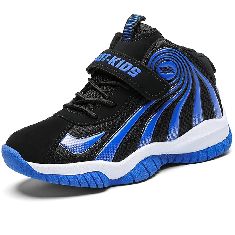 Баскетбольные кроссовки для мальчиков толстая подошва Нескользящие высокие