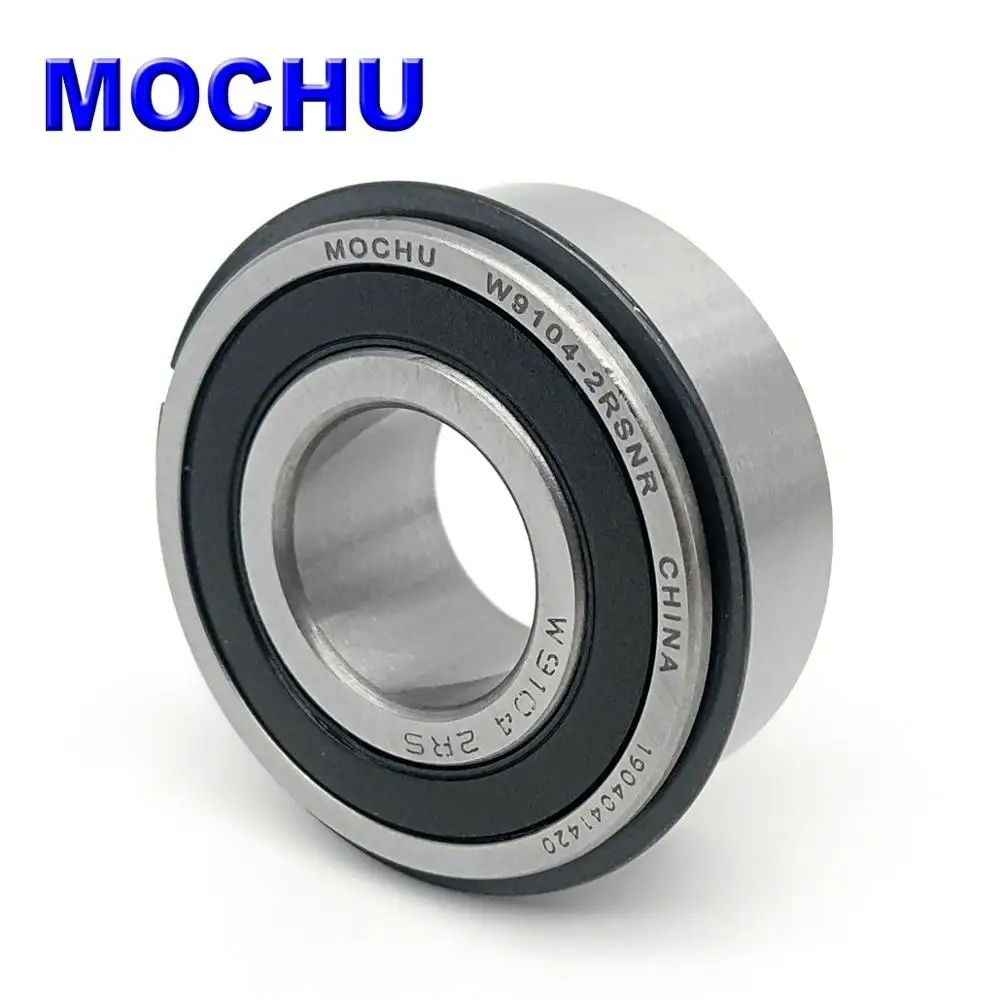MOCHU W9104 2RSNR 2RS 19 05x42x17. 462 Однорядный глубокий шариковый подшипник с канавкой и