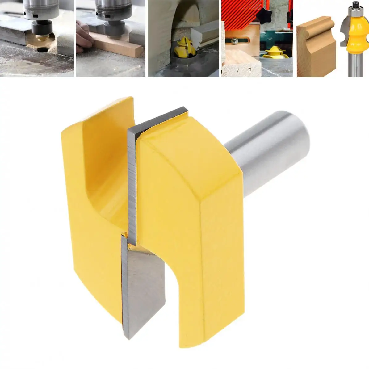 Large 55 mm Cleaning Bottom Bit with 12 Shank for Particleboard / Multi-Layer Board Solid Wood Medium Fibre | Инструменты