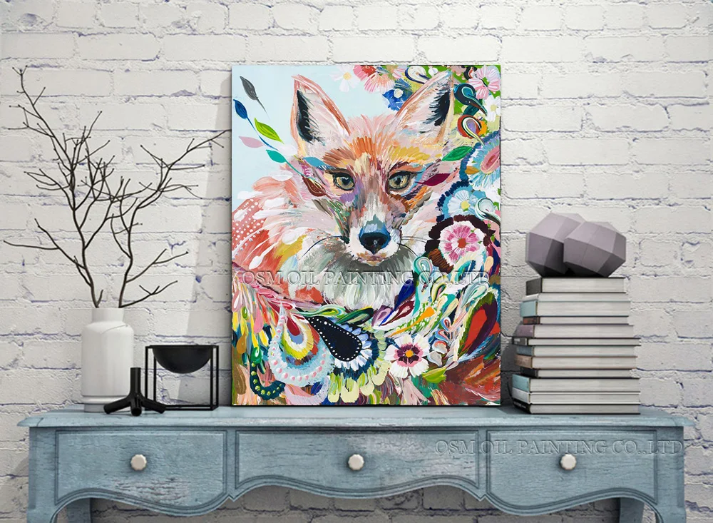 Картина маслом на холсте с животными масляная живопись | Дом и сад