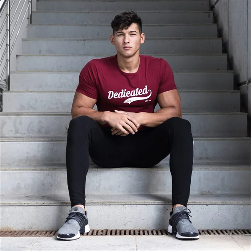 2018 Mens Compression Running Tight Shirts Cool Male Breathable Basketball Soccer Fitness Bottoming Quick Dry Sport Gym T-shirts | Спорт и