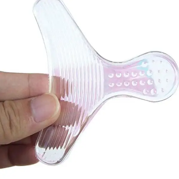 1 Pair New Silicone Anti-friction Back Heel Liner T-shape Gel Cushion Pads Insole High Dance Shoes Grips for Foot Care | Красота и