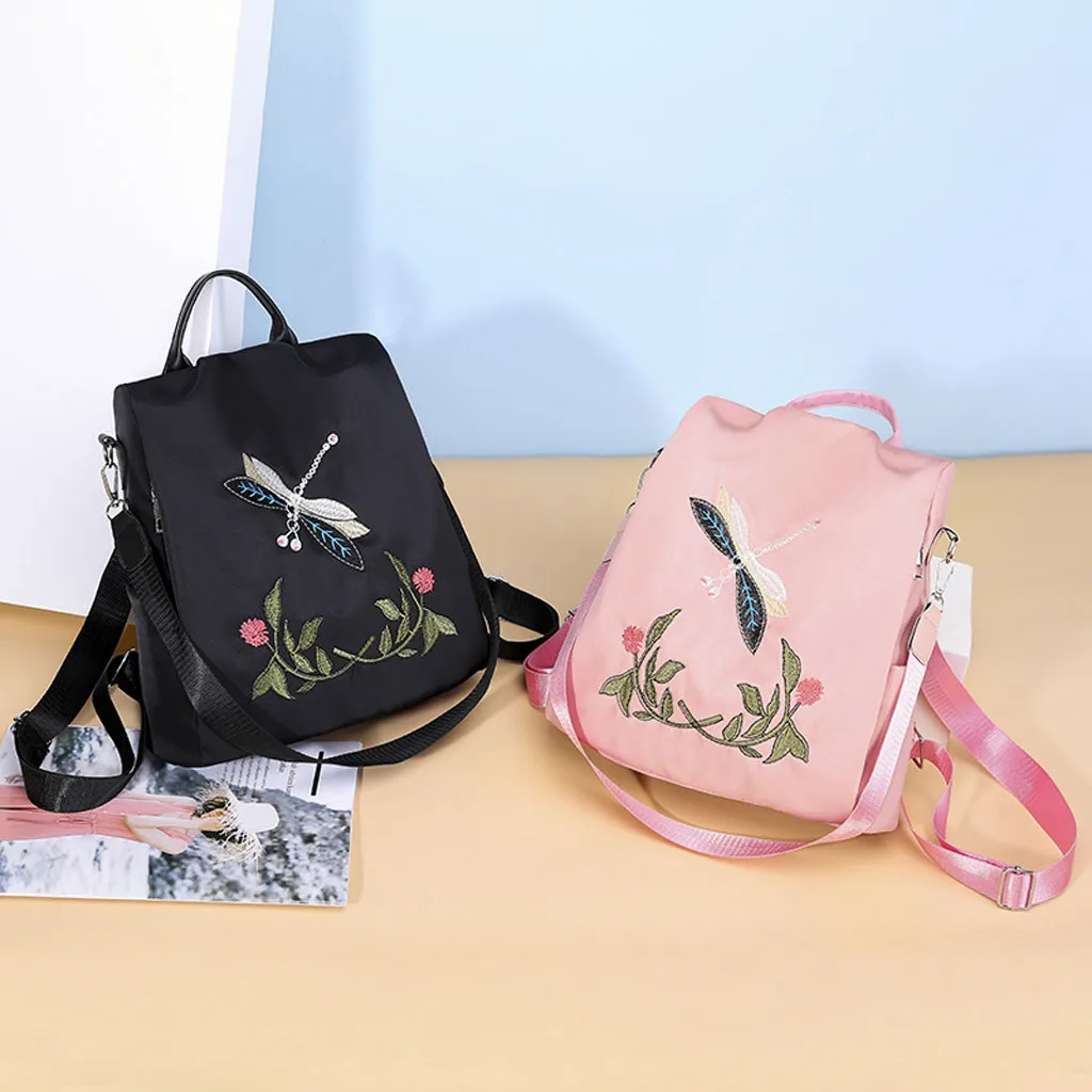 Mochila Feminina, женский рюкзак, водонепроницаемая нейлоновая сумка, противоугонные рюкзаки, вместительные сумки, bolsa feminina G