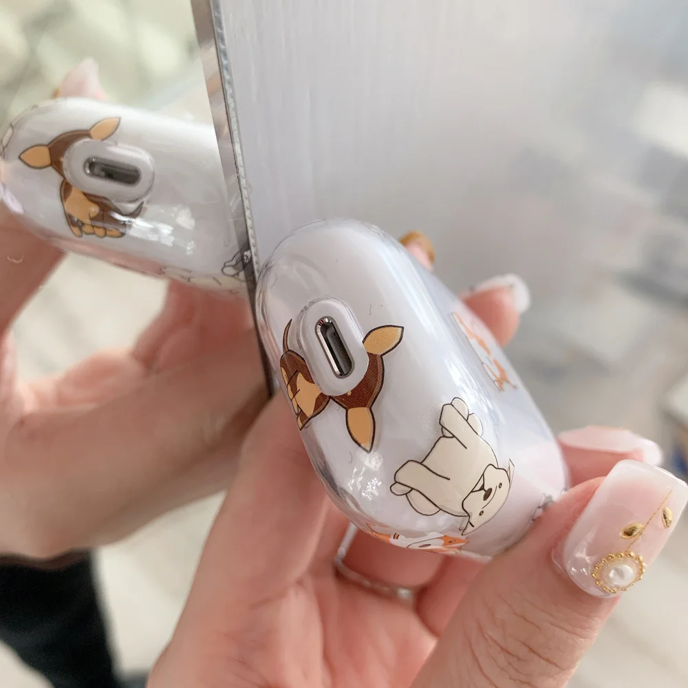 Жесткий чехол с милым животным кристаллом из поликарбоната прозрачный для