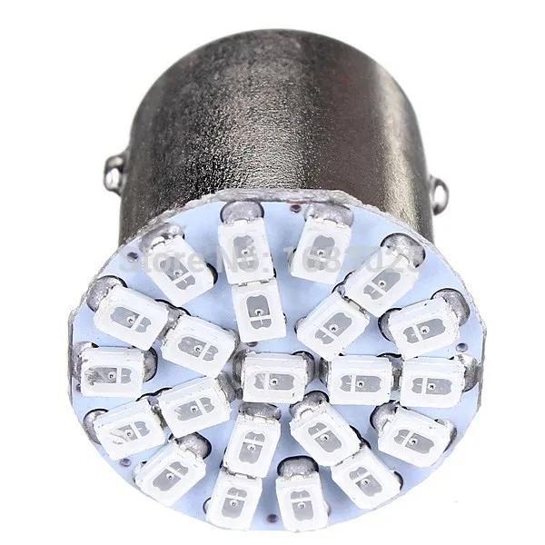 Лучшая цена 2 шт./лот автомобильная светодиодная лампа 1156 BA15S 22LED 3020 1206 SMD авто
