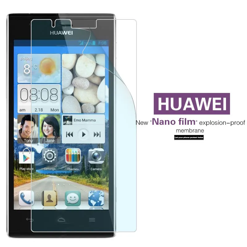 Ультратонкая Защитная пленка для экрана Huawei Ascend P2 P6 P7 P8 P9 P10 P20 Sophia EVA L09 EML