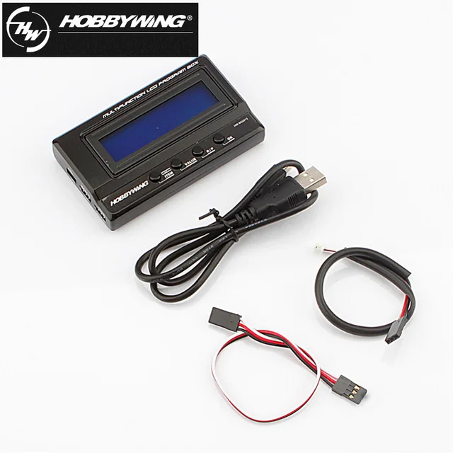 Многофункциональная ЖК программа HOBBYWING 3 в 1 программная карта (встроенный с USB
