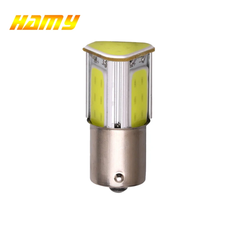 1X S25 P21W PY21W Ba15s 1156 Bay15d светодиодный LED COB для автомобильных ламп светильник тели