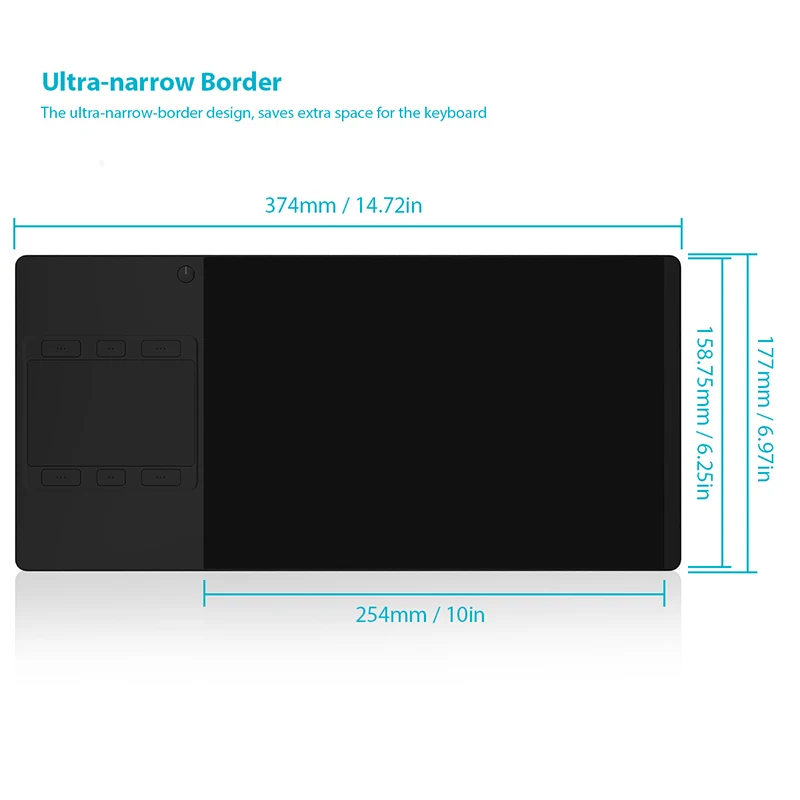 Huion Inspiroy G10T 8192 уровней цифровая ручка планшет и беспроводной графический планшет с сенсорной функцией Экспресс-клавиши перчатка