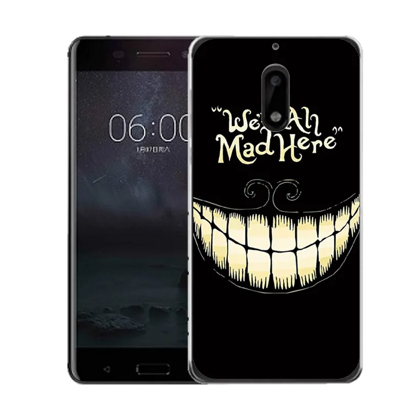 Qmswei Мягкий ТПУ чехол для телефона nokia3 nokia5 nokia6 nokia8 N540 N535 с принтом надписью