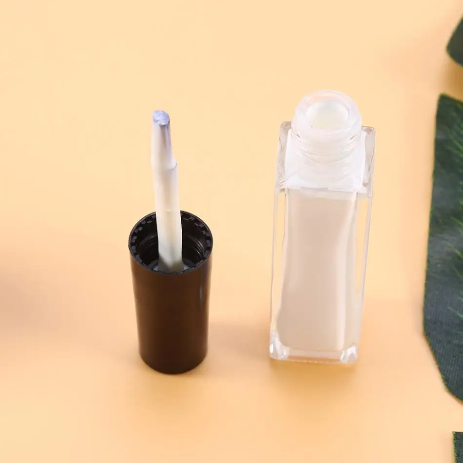 Белый гель-клей для татуажа 10 мл временная блестящая пудра боди-живописи бровей