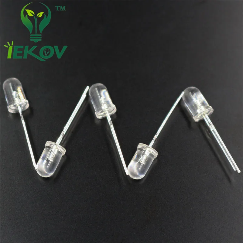 1000 шт/pag 5 мм led синий цвет круглый верх прозрачный светодиод диоды светодиодные