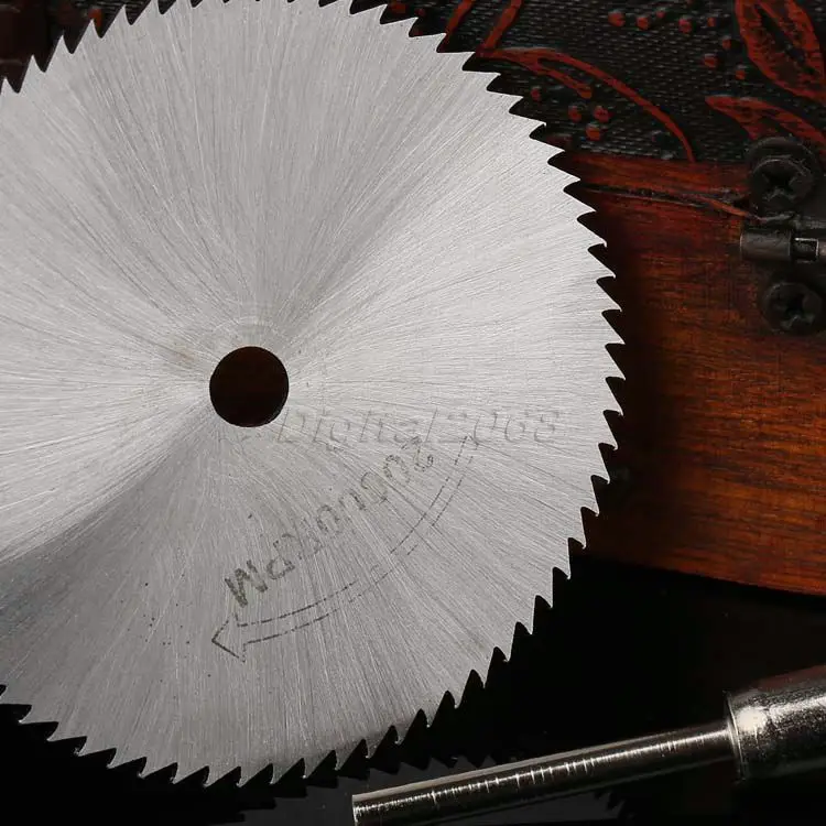 

60mm Steel Circular Saw Rotary Tools HSS Blade Cutter Abrasive accessories Cutting Wheel Cut Off Disc Mandrel for Wood Cutter