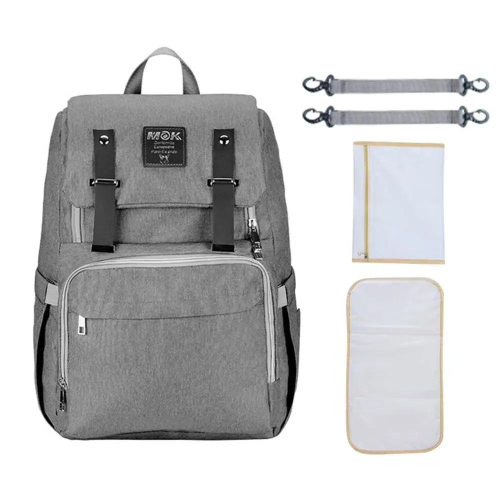 MOK пеленки сумка Multi-function waterproof путешествия изменение подгузник рюкзаки сумки