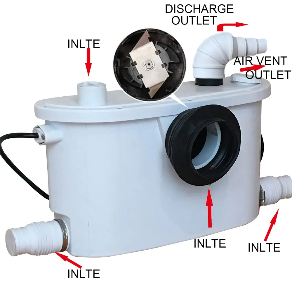 110 В американский тип насос Macerator для использования за унитазом|macerator pump|type pumppump pump
