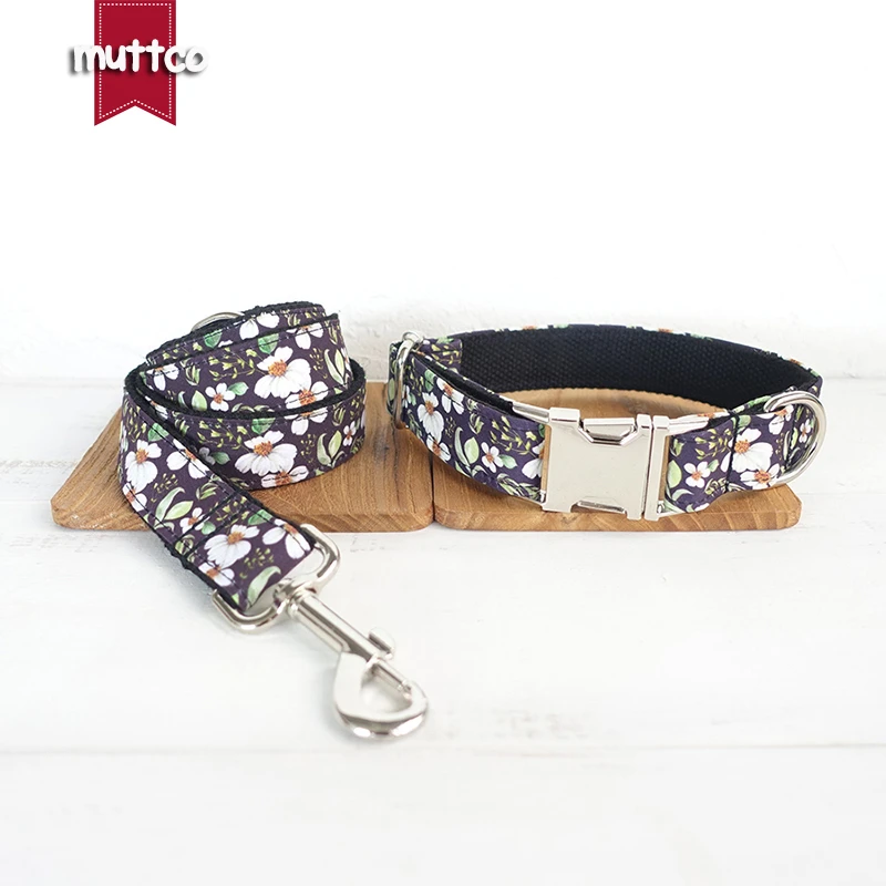 MUTTCO/Розничная продажа Модные мягкие Аксессуары для собак ручной работы с цветами