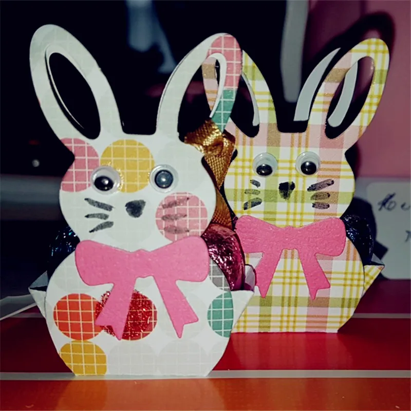 

Rabbit Frame gate box Metal Cutting Diesscrapbooking Album Paper Card Craft Embossing Die Cuts
